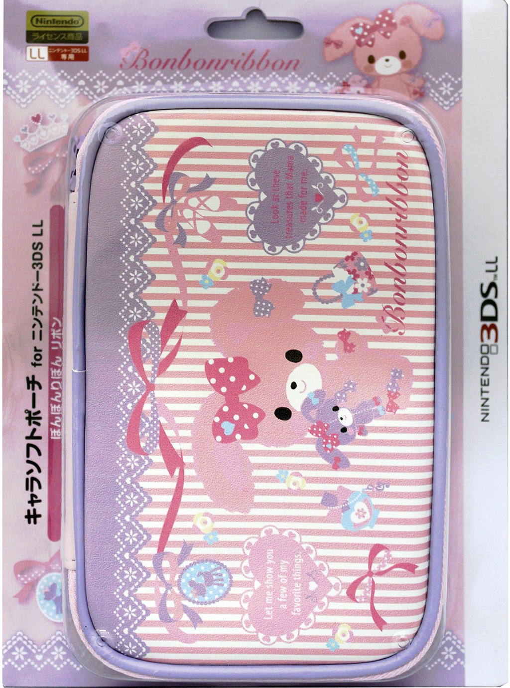 3DS LL Character Soft Pouch (Bonbonribbon Ribbon) for Nintendo 3DS LL ...