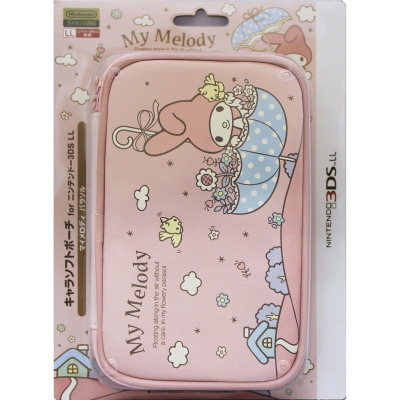 3DS LL Character Soft Pouch (My Melody Parasol) image 1