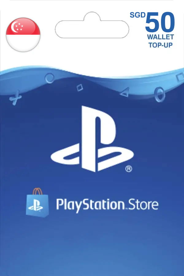 PSN Card 50 SGD Playstation Network Singapore digital