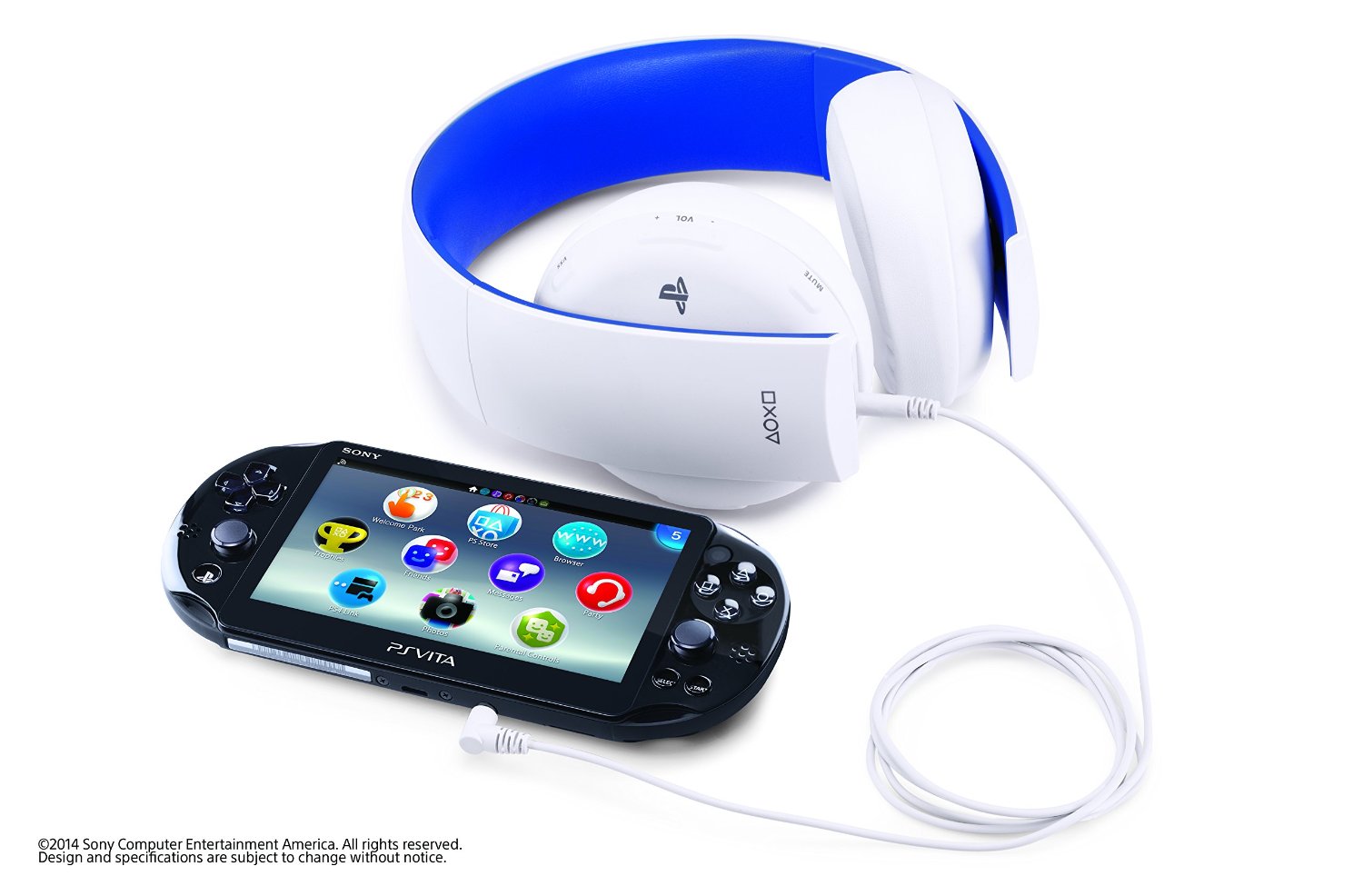 PlayStation クリスタル・ホワイト Playstation Gold Wireless Stereo Headset 2.0 (Glacier White) for