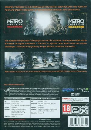 Metro Redux (DVD-ROM)