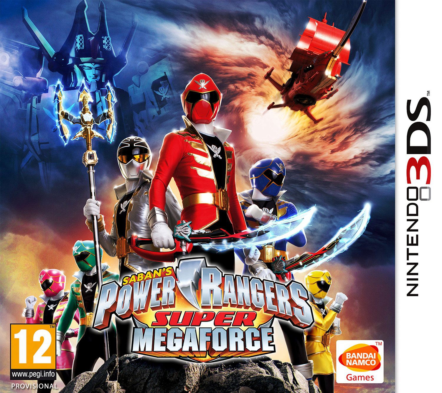 Power Rangers MegaForce【中古美品・3DS北米版】 power-rangers-super-megaforce-