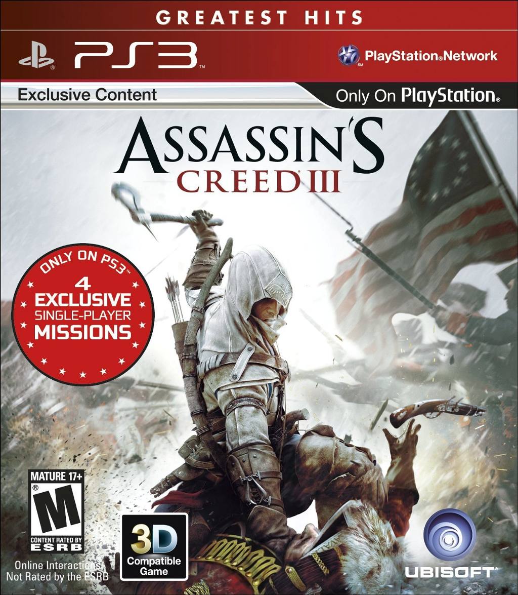 schijf Wind Rechtzetten Assassin's Creed III (Greatest Hits) for PlayStation 3