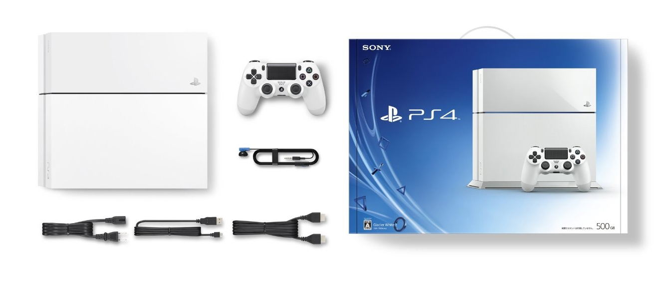 PlayStation 4 System (Glacier White) [Final Batch of Original Version]