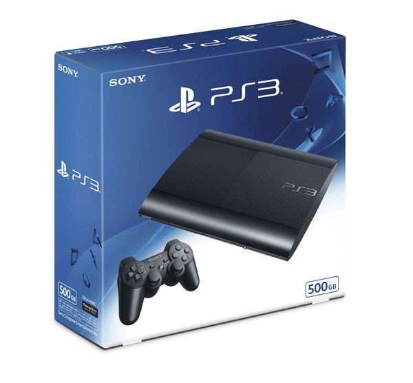 PlayStation3 Slim Console (HDD 500GB Model) - 110V Black image 1