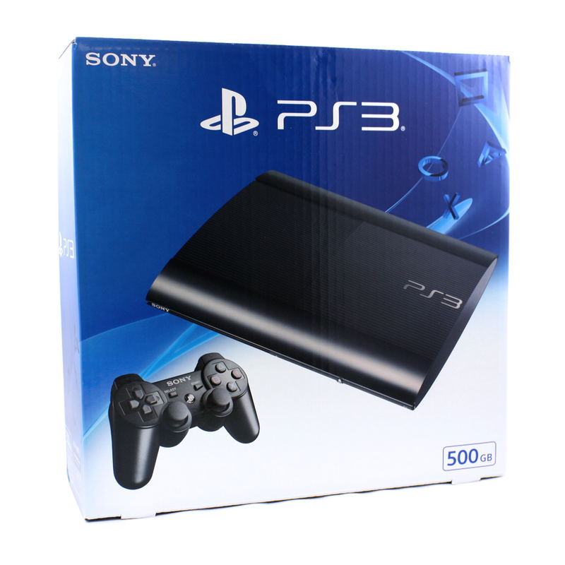 PlayStation3 Slim Console (HDD 500GB Model) - 110V Black image 2
