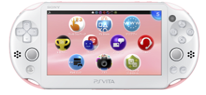 PS Vita PlayStation Vita New Slim Model - PCH-2000 (Light Pink White)