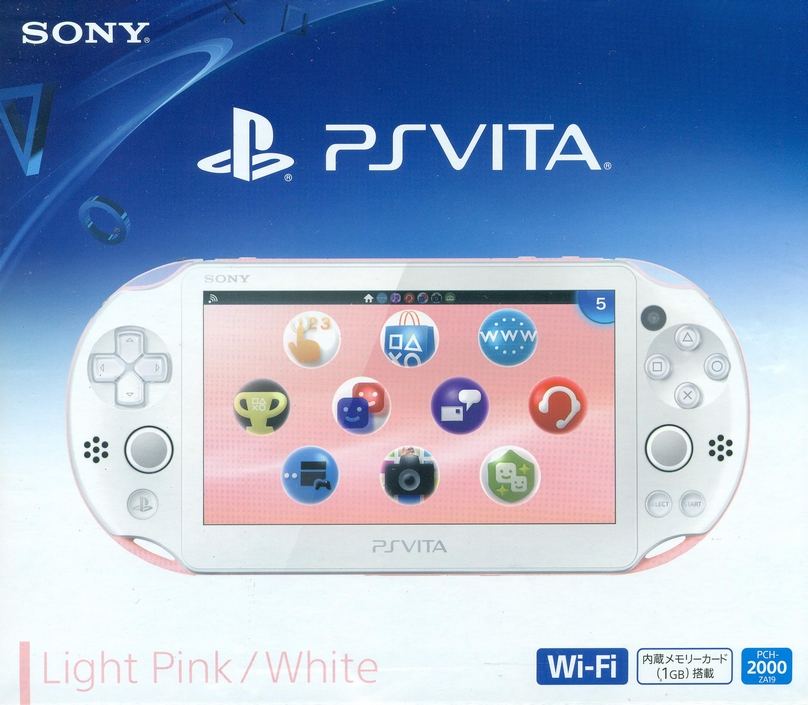 PS Vita PlayStation Vita New Slim Model - PCH-2000 (Light Pink White)