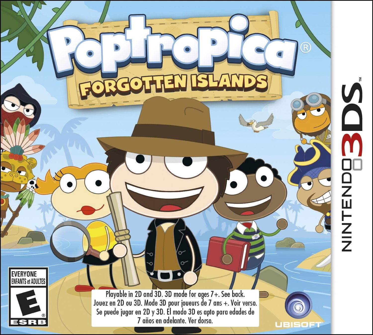 Poptropica: Forgotten Islands for Nintendo 3DS, image size:1500x1346