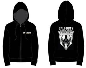 Activision Call of Duty: Advanced Warfare Soldier Zipper Hoodie - Men (Black) (S)_