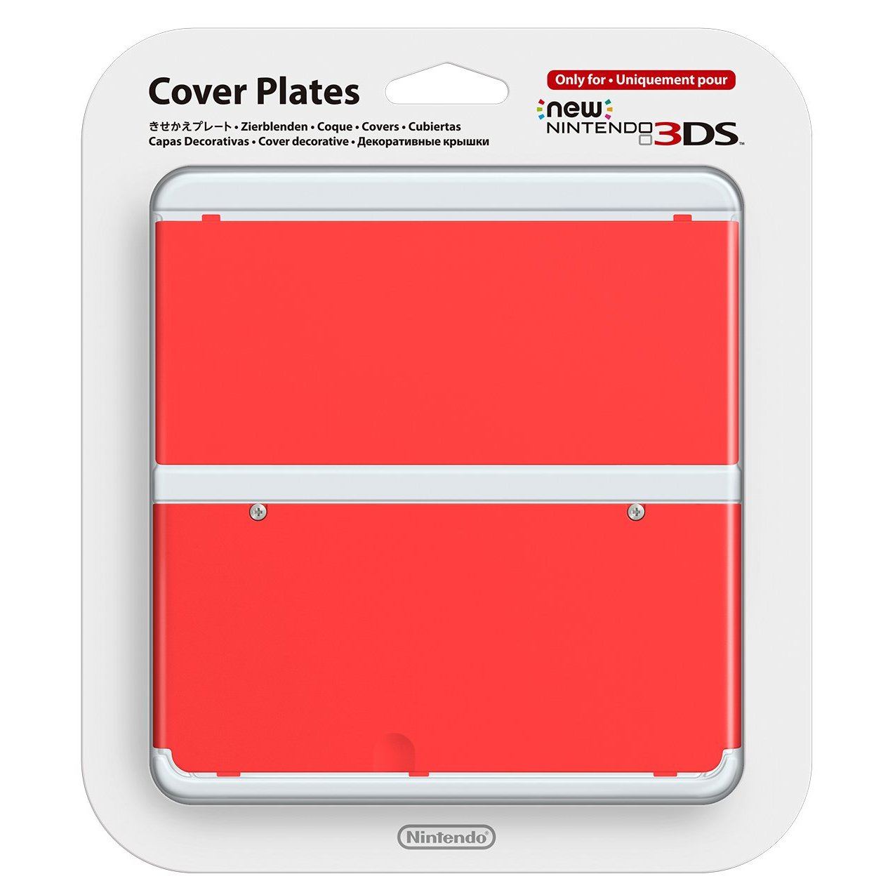 Tilslutte Bliver til Mockingbird New Nintendo 3DS Cover Plates No.011 (Red) for New Nintendo 3DS
