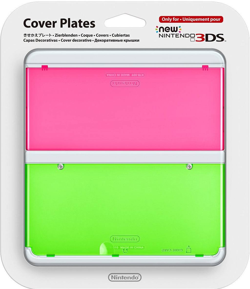 pave Alle diskriminerende New Nintendo 3DS Cover Plates No.022 (Clear Pink & Green) for New Nintendo  3DS