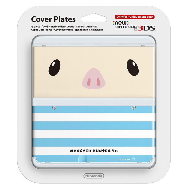 New Nintendo 3DS Cover Plates No.038 (Monster Hunter Poogie) image 1