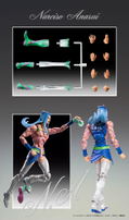 Super Action Statue JoJo's Bizarre Adventure Stone Ocean: Narciso Anasui (Re-run) thumbnail 4