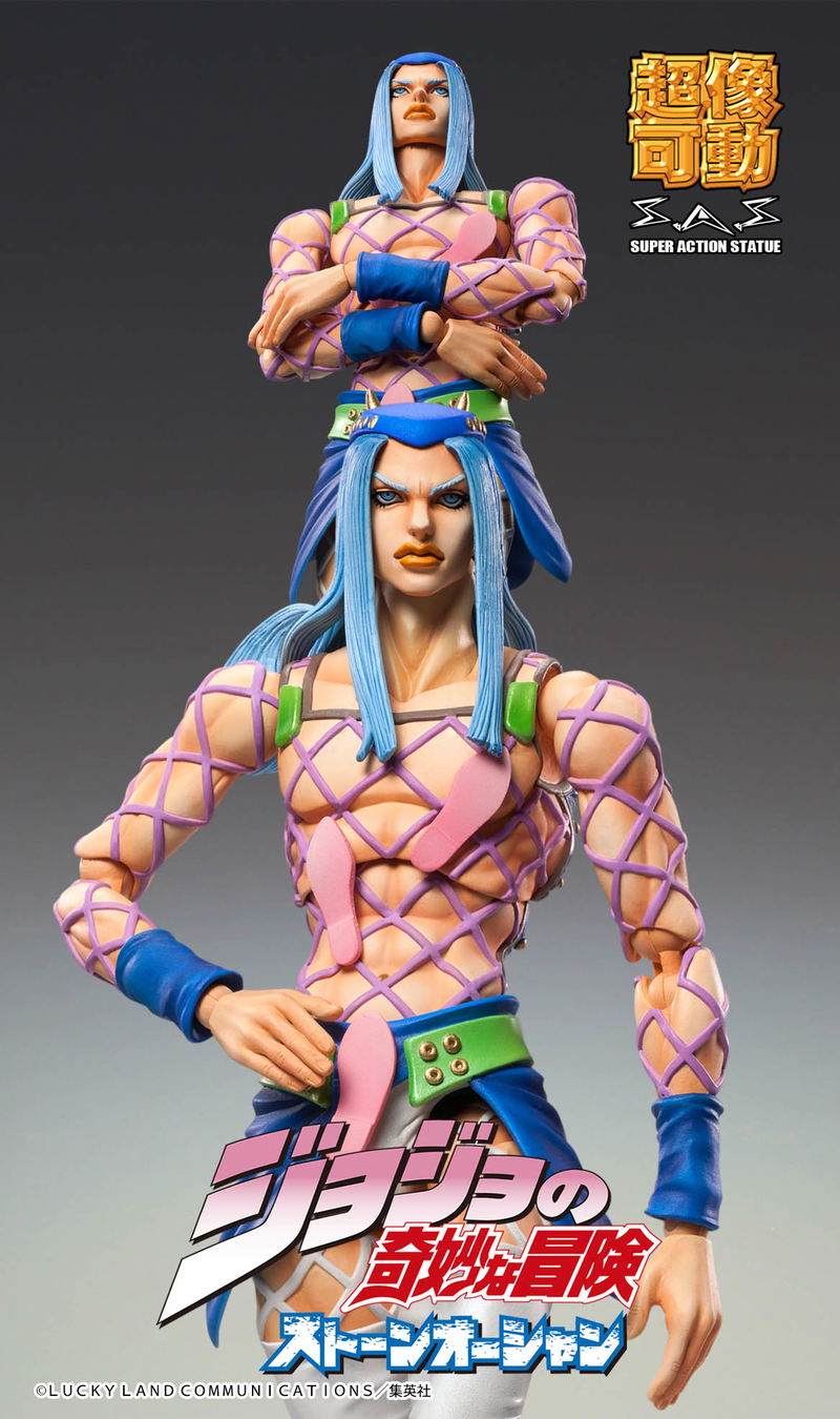 Super Action Statue JoJo's Bizarre Adventure Stone Ocean: Narciso Anasui (Re-run) image 5
