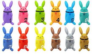 Color Collection Tsukiuta: UsaColle (Set of 12 pieces)_