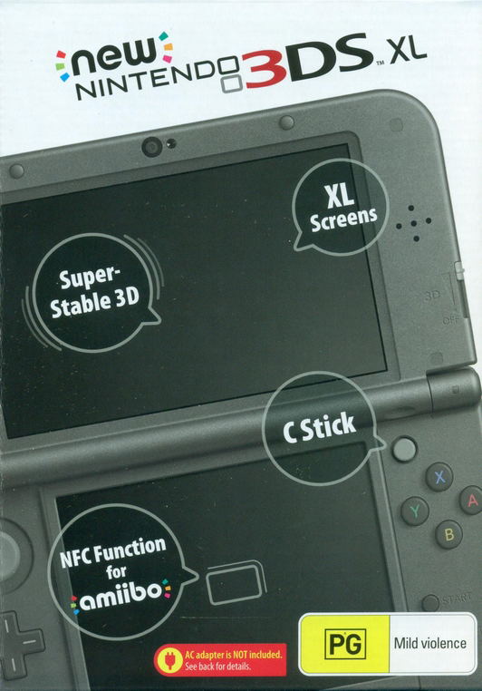 New Nintendo 3DS XL (Metallic Black) image 1