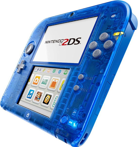 Nintendo 2DS (Transparent Blue)
