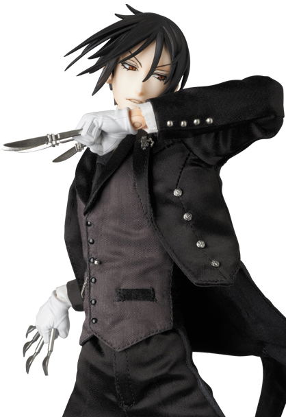 Real Action Heroes No. 689 Black Butler Book of Circus: Sebastian Michaelis image 4