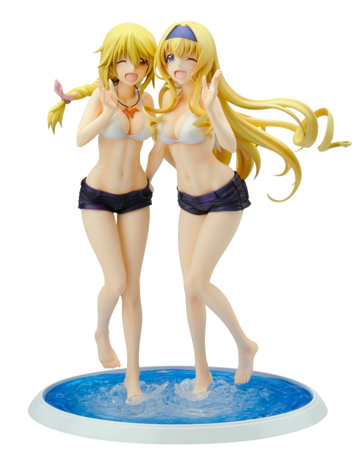 IS (Infinite Stratos): Charlotte & Cecilia Swim Wear Ver. image 1