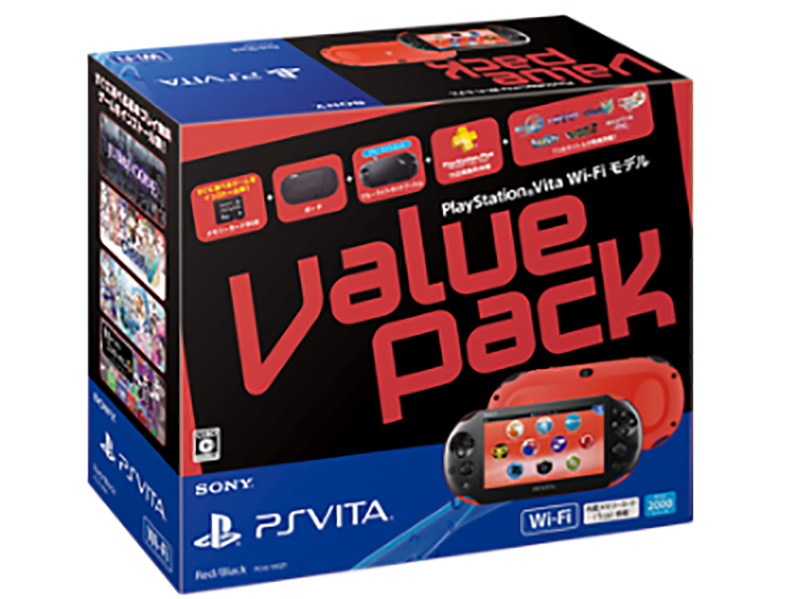 PlayStation Vita Value Pack Wi-Fi Model (Red Black)