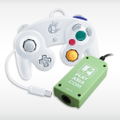Controller Adapter for Wii U with White GameCube Controller (Play-Asia.com Bundle) thumbnail 1