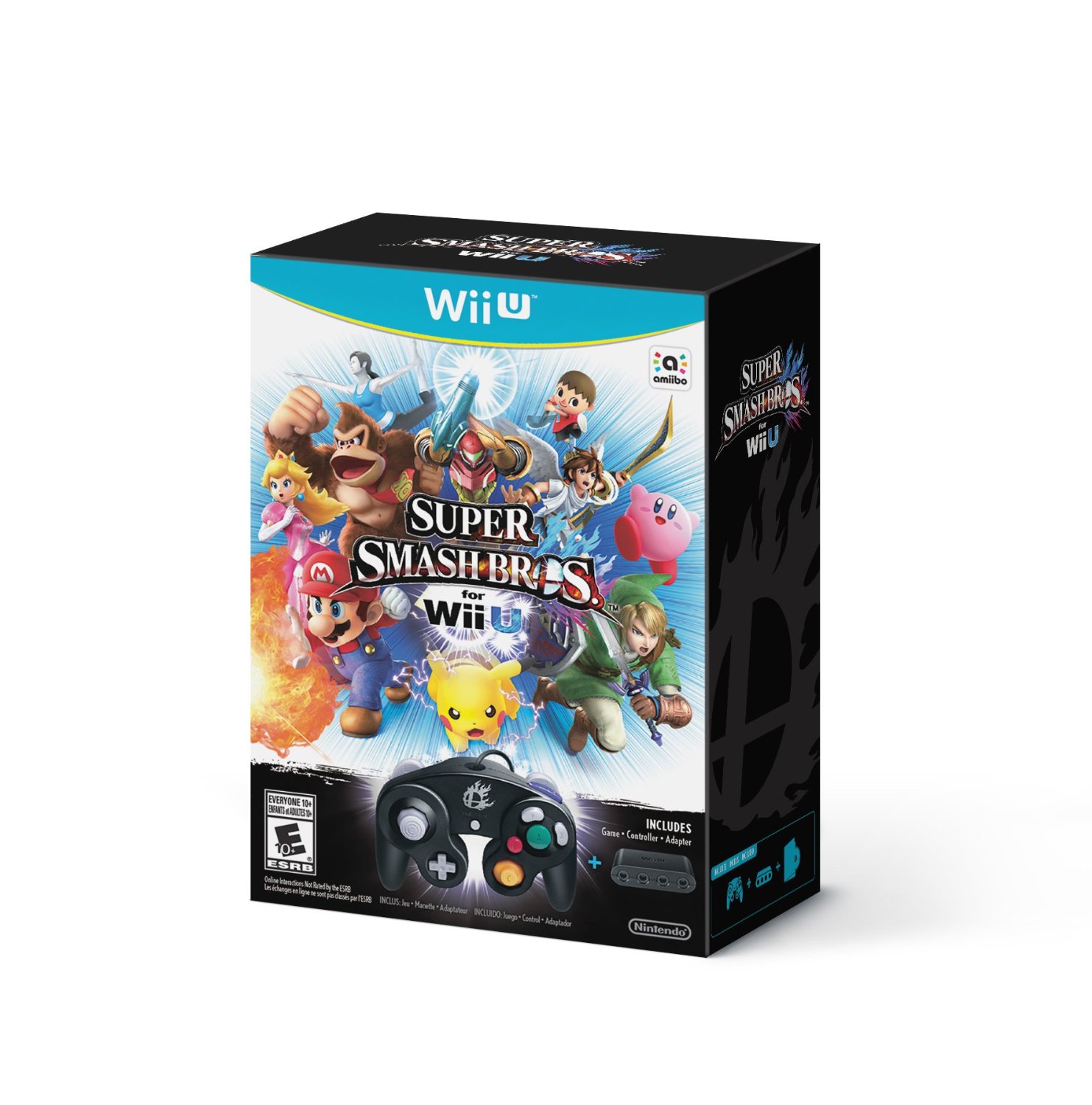 Super Smash for Wii U GameCube Controller Bundle Set for Wii U