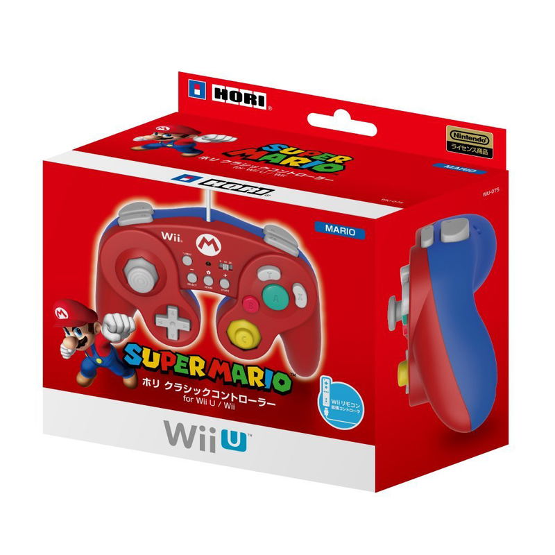 Classic Controller for Wii U (Mario) for Nintendo Wii, Wii U