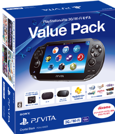 PlayStation Vita Super Value Pack 3G/Wi-Fi Model (Crystal Black)