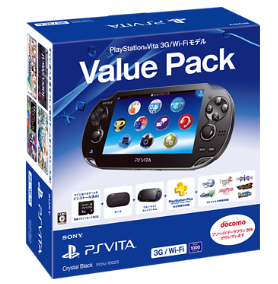 PlayStation Vita Super Value Pack 3G/Wi-Fi Model (Crystal Black)