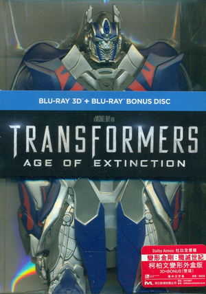 Transformers: Age of Extinction [Optimus Prime Special Package 3D Blu-ray+Bouns Disc]_