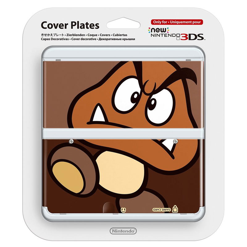New Nintendo 3DS Cover Plates No.051 (Goomba) image 1