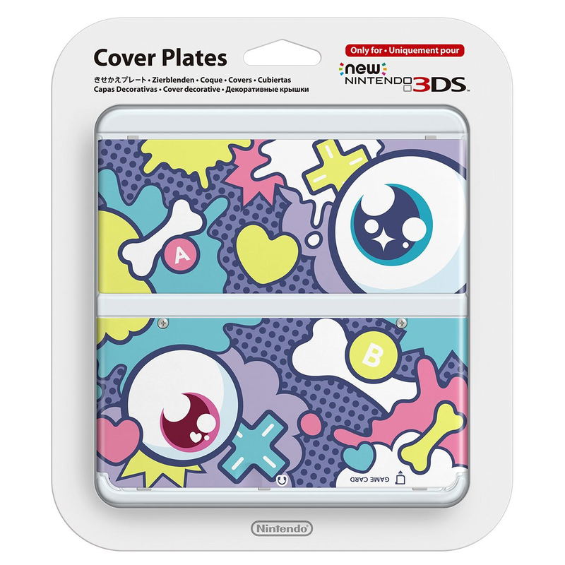 New Nintendo 3DS Cover Plates No.052 (Kyarypamyupamyu Design Eyeball) image 1