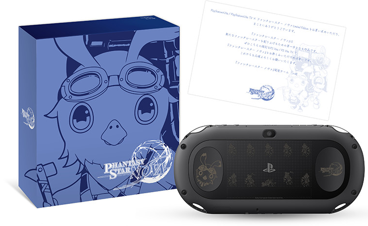 PlayStation Vita x Phantasy Star Nova Limited Edition Black