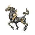 KT Project KT-001 Takeya Style Jizai Okimono Kirin Iron Rust Look Ver. thumbnail 1
