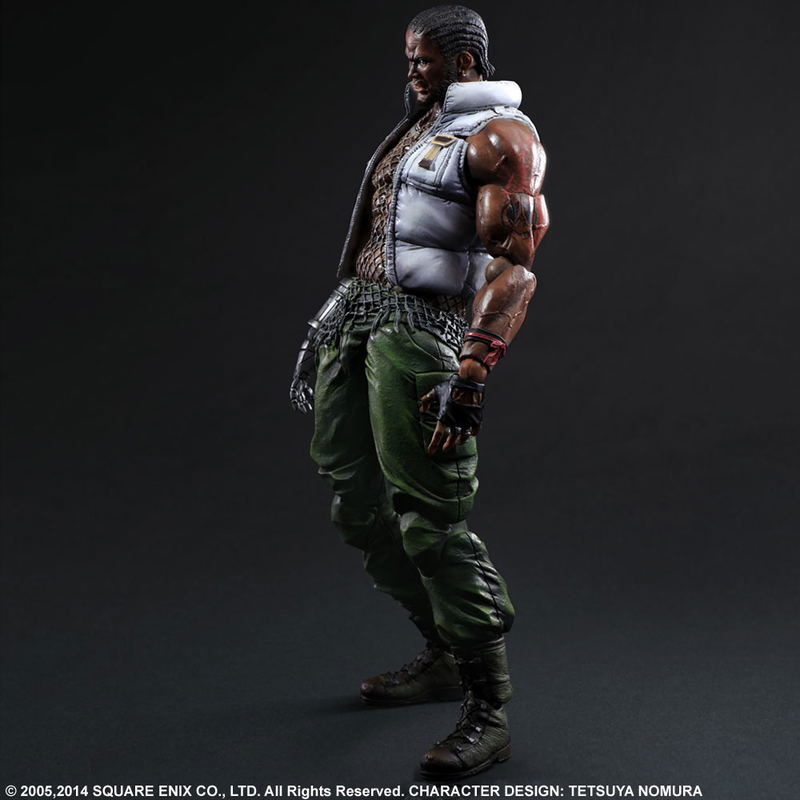 Final Fantasy VII Advent Children Play Arts Kai: Barret Wallace image 3