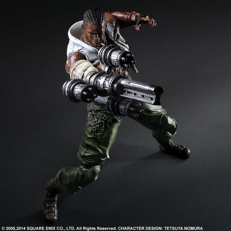 Final Fantasy VII Advent Children Play Arts Kai: Barret Wallace image 6