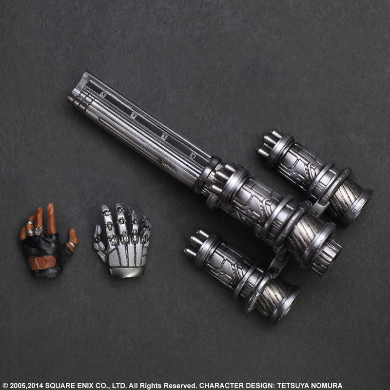 Final Fantasy VII Advent Children Play Arts Kai: Barret Wallace image 8