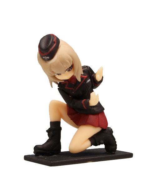 Girls und Panzer: Oarai girl school x Kuromorimine Girls High School with Chono Ami Captain Figure Set image 5