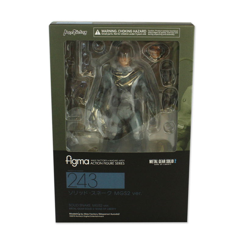 figma 243 Metal Gear Solid 2 Sons of Liberty: Solid Snake MGS2 Ver. (Re-run) image 7
