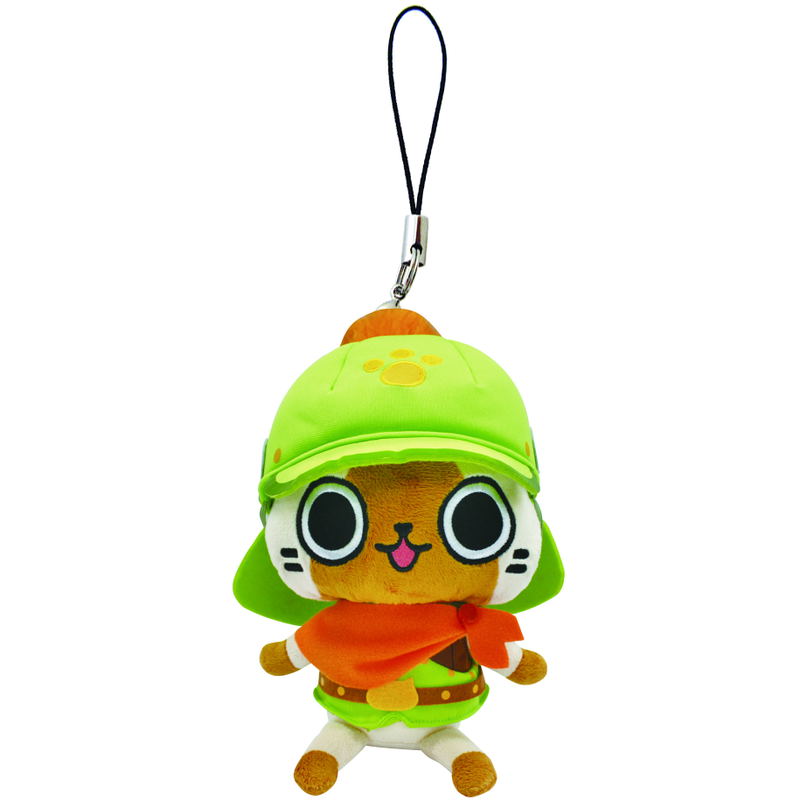 Monster Hunter Otomo Airou Mini Mascot Plush: Brave Cat image 1