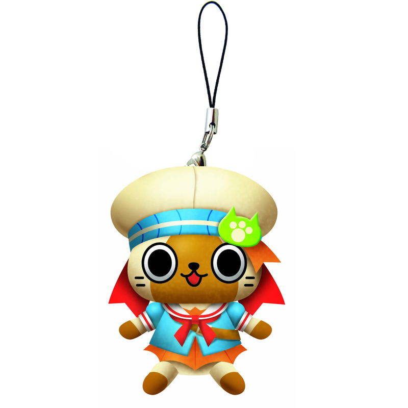 Monster Hunter Otomo Airou Mini Mascot Plush: Gareosu Cat image 1