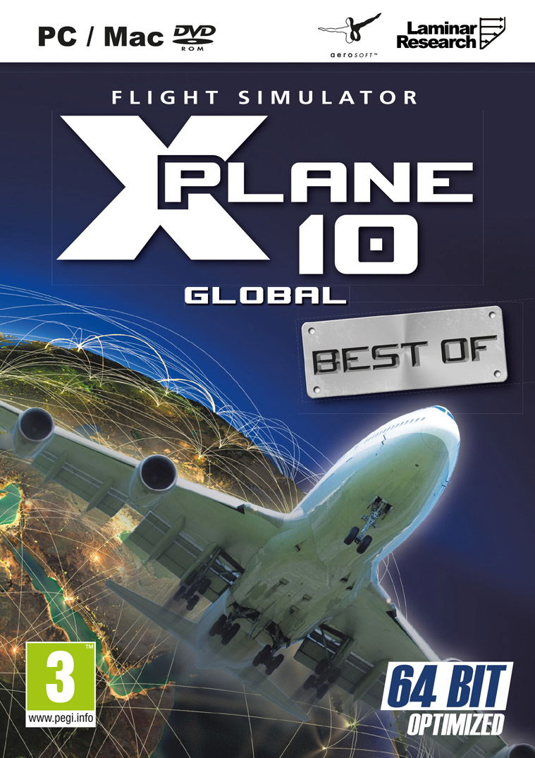 X-Plane 10 (Global - 64 Bit - Best Of) (DVD-ROM) image 1