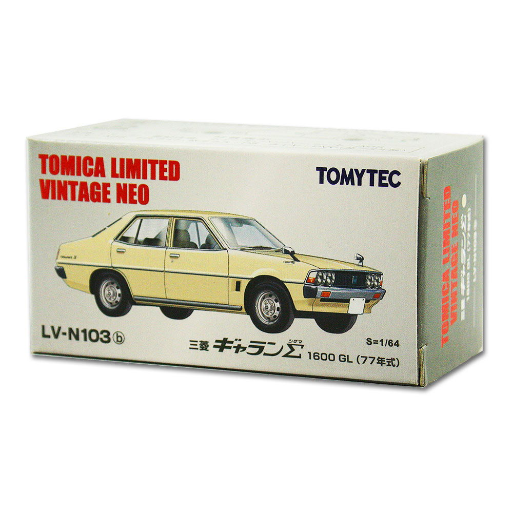 Tomica Limited Vintage NEO: TLV-N103b Mitsubishi Galant 1600GL Beige