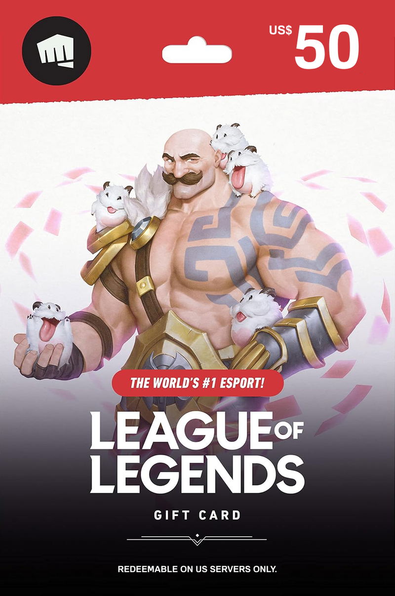 League of Legends Gift Card 50 USD | US Account Only <span class="ext ext_digital">digital</span> image 1