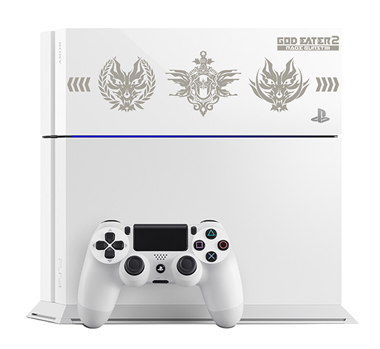 PlayStation 4 System [God Eater 2: Rage Burst Edition] (Glacier White) image 1