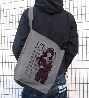 Saenai Heroine no Sodatekata Shoulder Tote Bag Medium Gray: Utaha Kasumigaoka