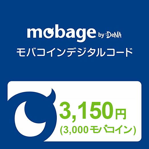 Mobage Prepaid Card (3150 Yen / 3000 Moba Coins) <span class="ext ext_digital">digital</span> image 1