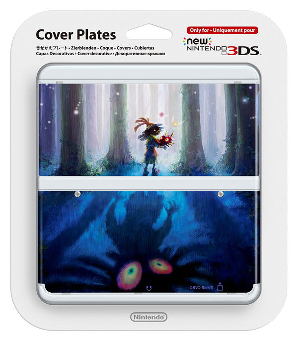 New Nintendo 3DS Cover Plates No.056 (The Legend of Zelda Majora's Mask 3D) image 1