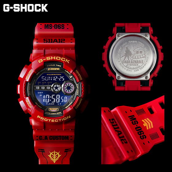 Casio G-Shock Watch [Mobile Suit Gundam 35th Anniversary Char 